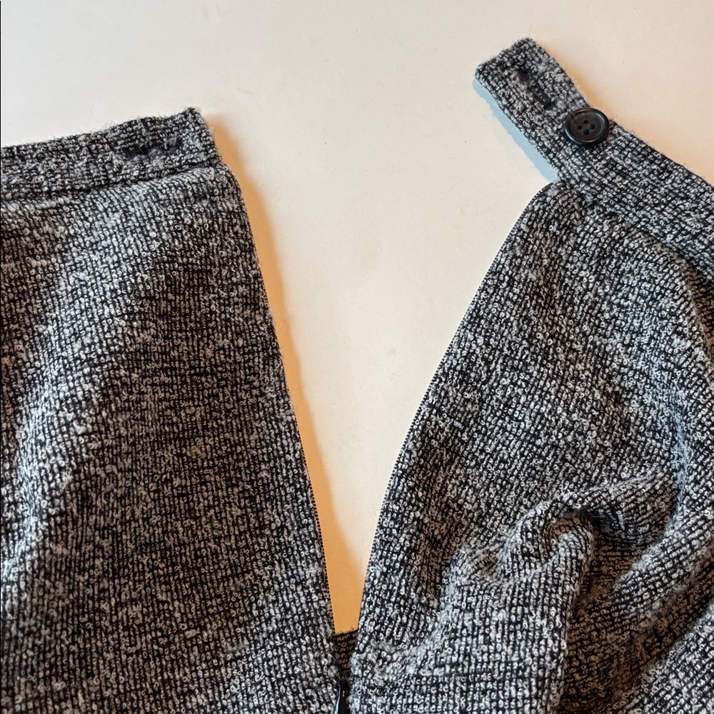 Talbots Textured Black White Gray Trousers. Size 14 - Picture 7 of 8